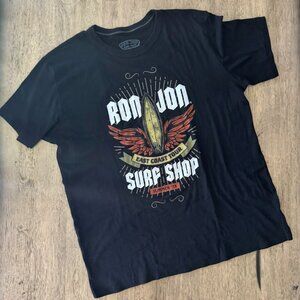 NWOT Mens Ron Jon Surf Shop Black East Coast Tour Summer 78 Surfer T Shirt XL
